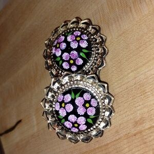FLORAL/ VICTORIAN VINTAGE EARINGS